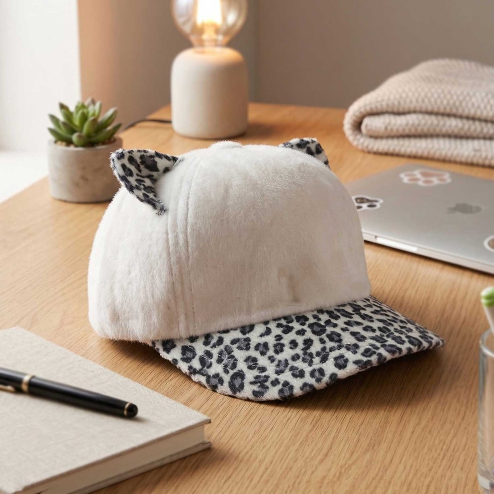 Stylish Cat Ear Designer Cap For Women Girls (1 Pc)