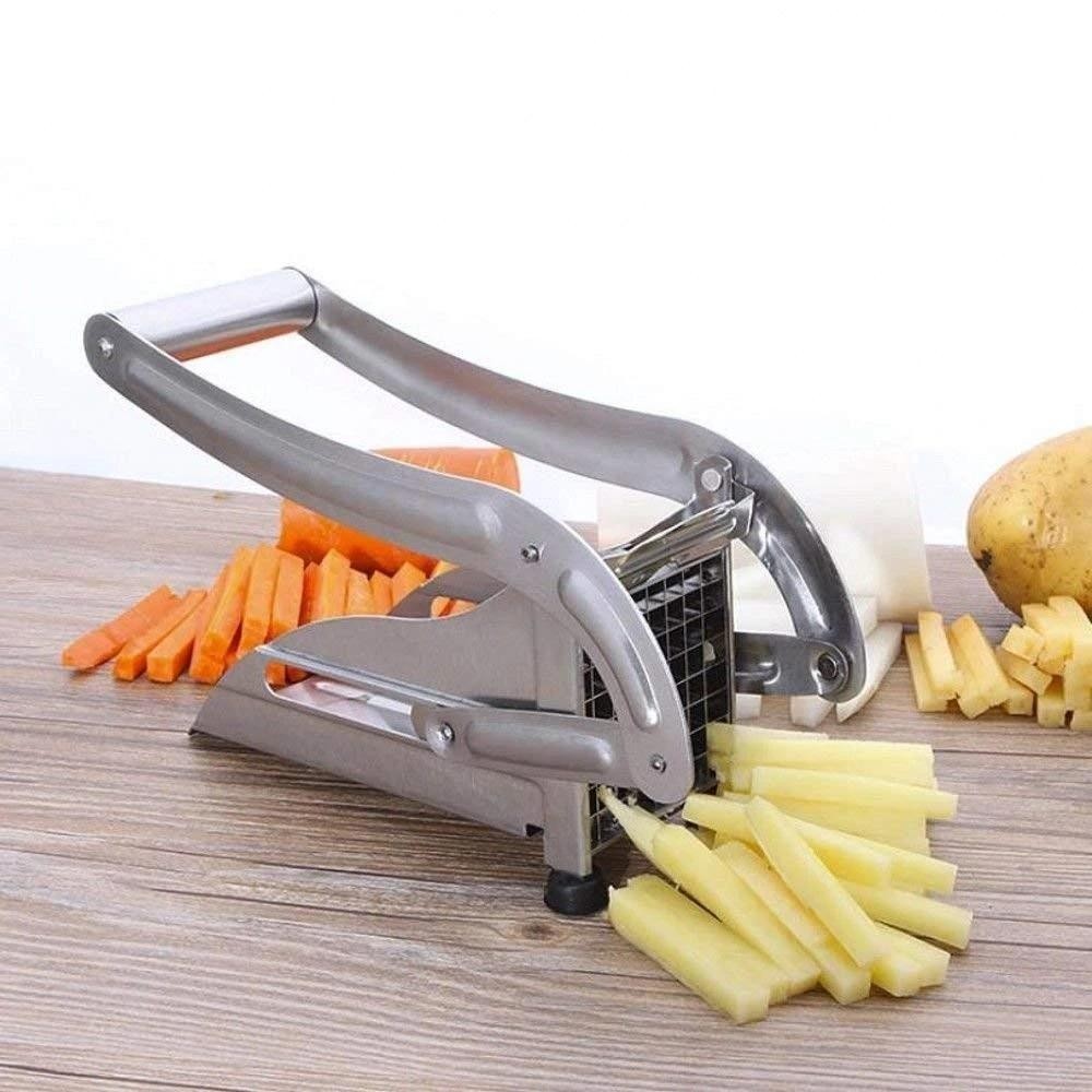 FRENCH FRIES POTATO CHIPS STRIP CUTTER MACHINE WITH BLADE  -Blade Sizes included to slice