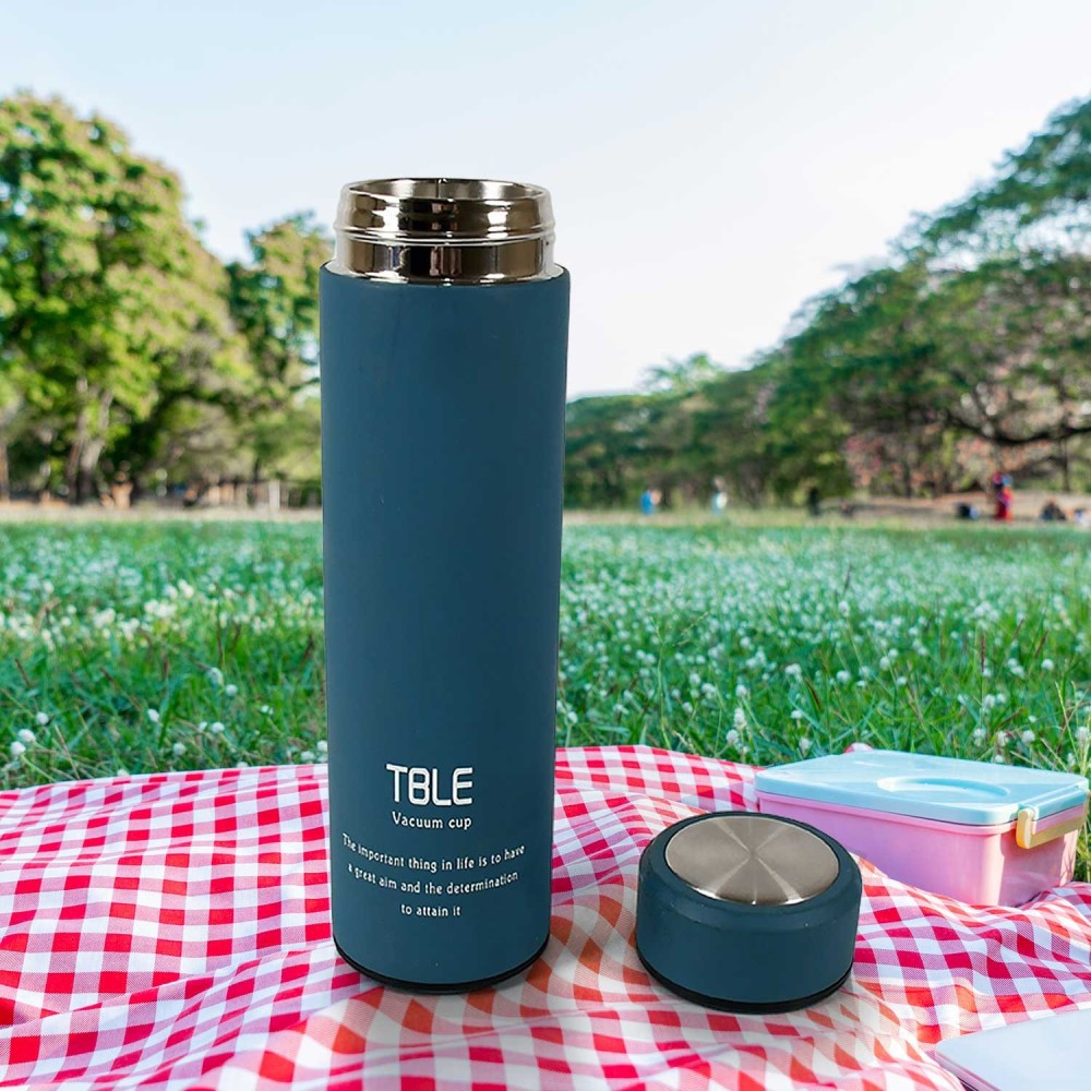 13011 Unbreakable Stainless Steel Leak Proof Fridge Water Bottle Cold Hot Steel Bottle Leak Proof Office Bottle Gym Home Kitchen Hiking Trekking Travel Bottle (500 Ml)