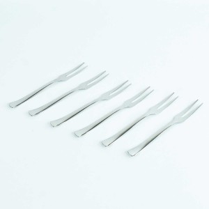 Apex 6 In 1 Stainless Steel Fruit Fork (1 Set)