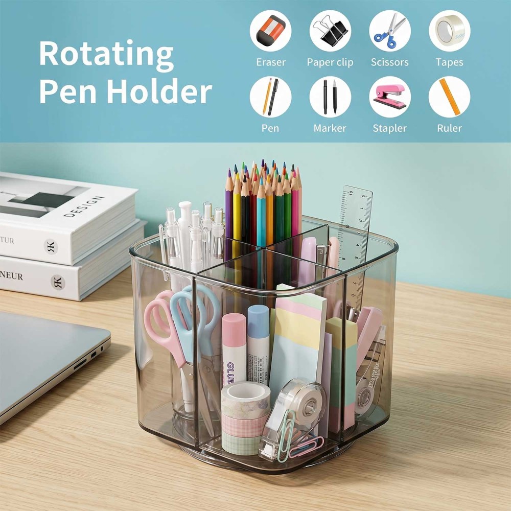 Supermom Vista Revolving Holder 360 Rotating Pen Stand (1 Pc)