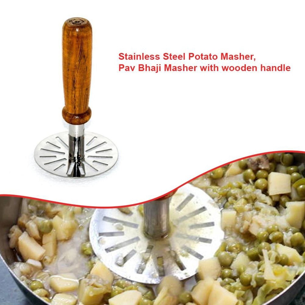 Paubhaji Masher Used In All Kinds Of Household And Kitchen Places For Mashing And Making Paubhaji
