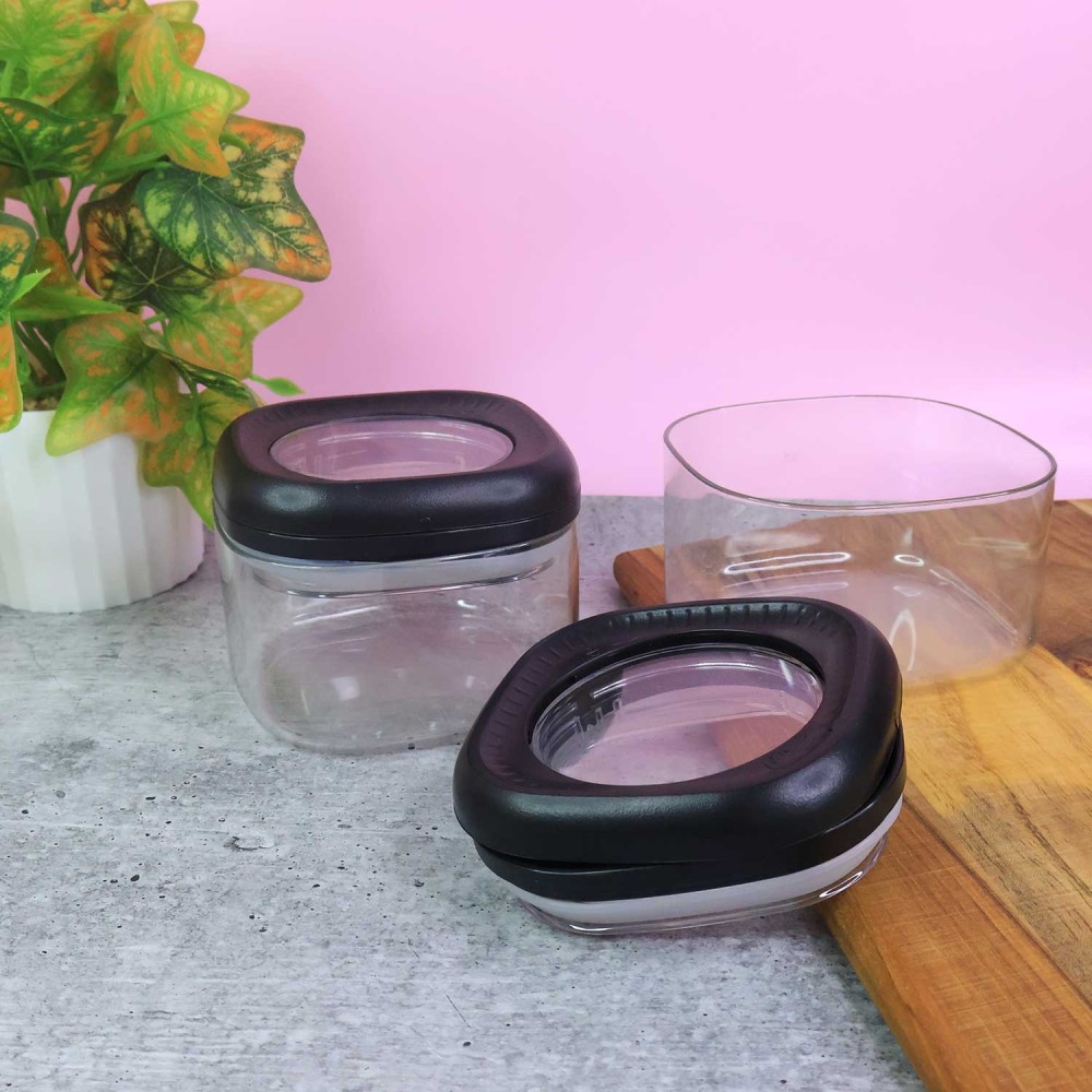 Supermom Plastic Twist Lock Storage Container Set (500ml 2 Pc )
