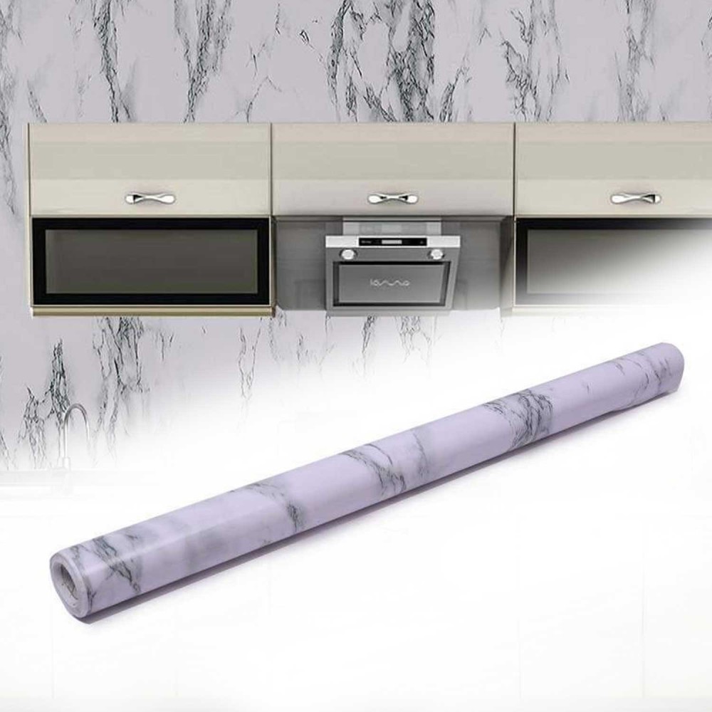 Adhesive Marble Kitchen Wallpaper 2m x 60cm – Peel & Stick