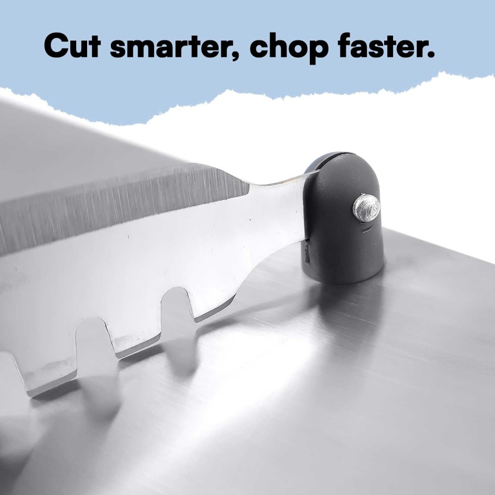 Supermom Stainless Steel Multifunctional Cut Chop Vegetable Slicer Tool (1 Pc)